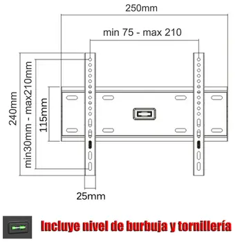 DEPALMERA | suport de Perete pentru TV, TV LCD Ecran cu LED-uri 16 19 20 22 24 26 27 28 29 30 32 INCI SPANIA